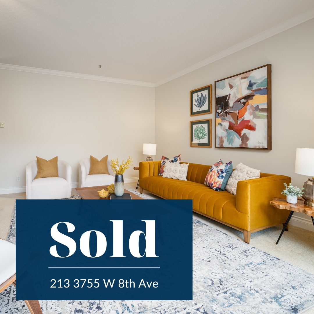 JUST SOLD ✨ | 213 3755 W 8TH AVE
